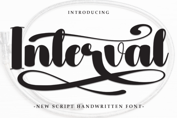 Discover Interval: The Modern Handwritten Script with Natural Style