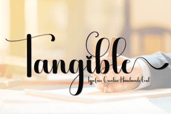 Discover Tangible: An Elegant Handwritten Font for Timeless Designs