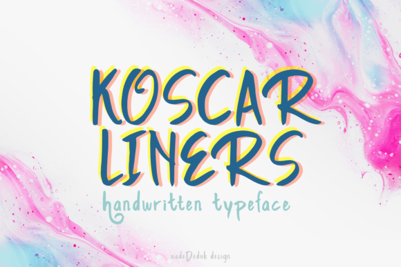 Exploring Koscar Liners: A Handwritten Font for Authentic Designs