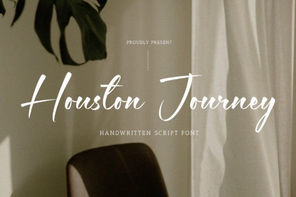 Houston Journey: A Handwritten Script Font for Creative Projects