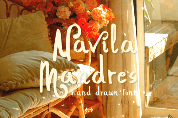 Navila Mandres: A Realistic Hand-Drawn Font for Creative Projects