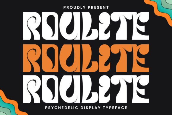 Roulite: A Groovy Retro Display Font for Modern Designs
